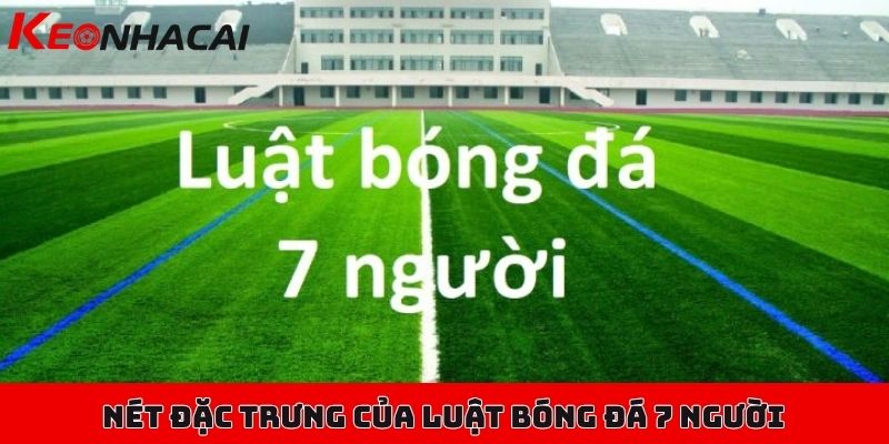 Luật bóng đá 7 người cơ bản, so sánh với sân 5 và sân 11 1 Nét đặc trưng của luật bóng đá 7 người