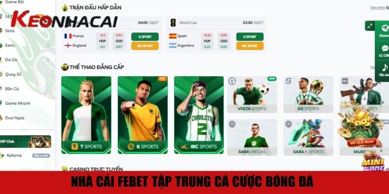 Review Febet - Điểm Đến Cho Dân Mê Cá Độ Chuyên Nghiệp 1 Nhà cái Febet tập trung cá cược bóng đá